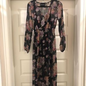 MINKPINK floral maxi dress
